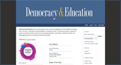 Desktop Screenshot of democracyeducationjournal.org